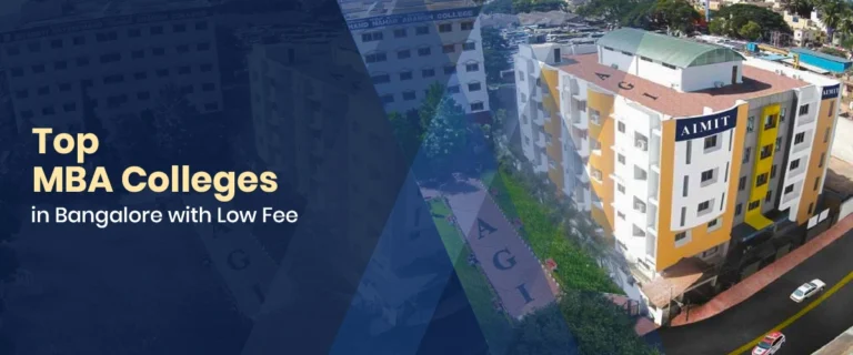 Top MBA Colleges in Bangalore with Low Fees